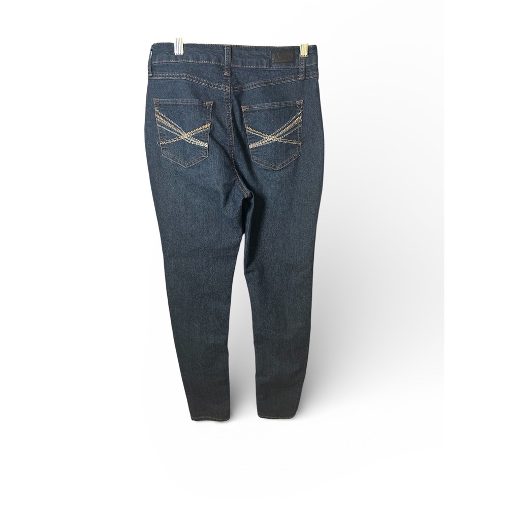 Natural Reflections Womens Dark Wash Skinny Jeans Size 6A Blue Denim Pants - Picture 2 of 7
